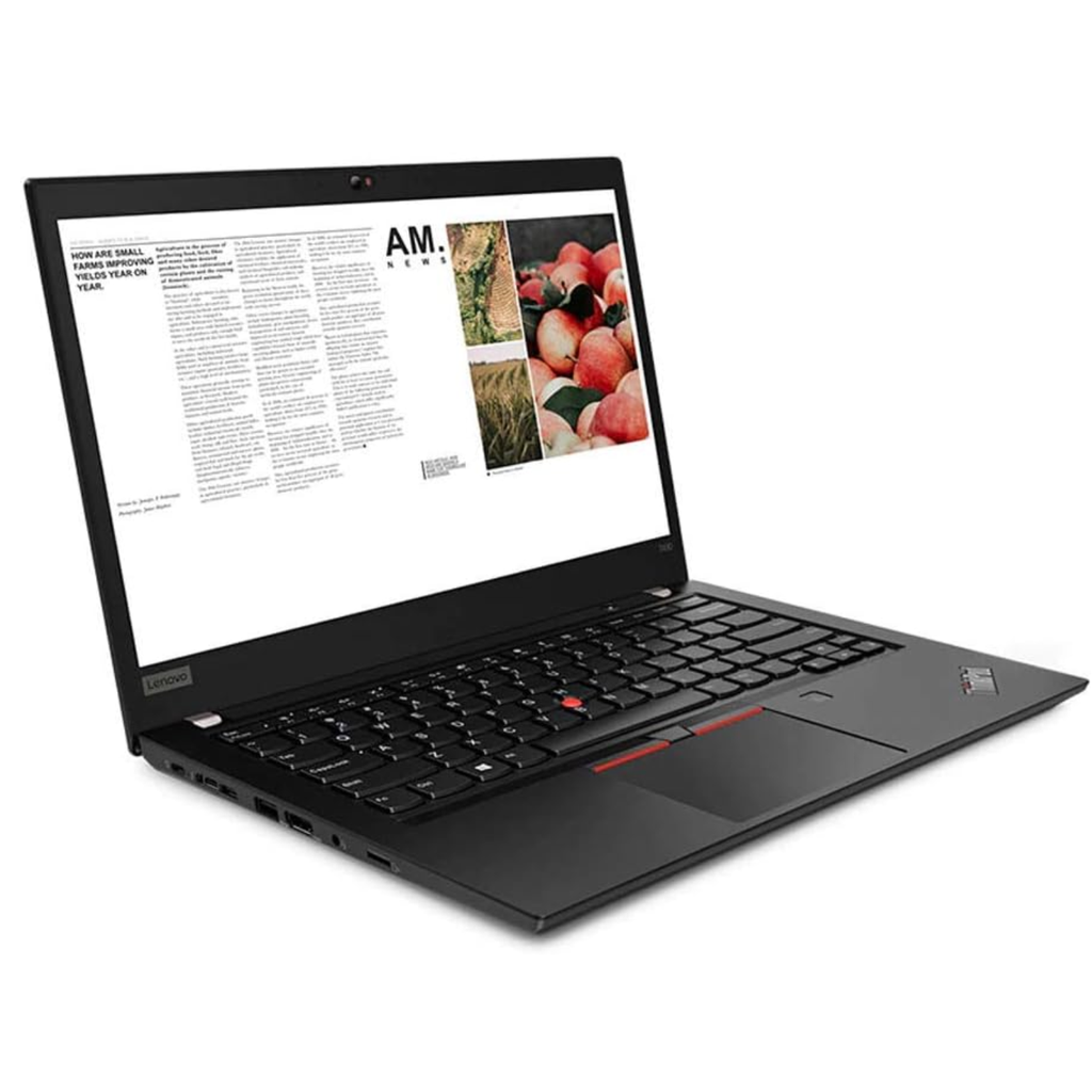 Lenovo ThinkPad T490 – Laptop 14″ FHD IPS, Intel Core i5-8365U, 8GB RAM, 256GB SSD, Windows 10 Pro, Fingerprint, Grade A
