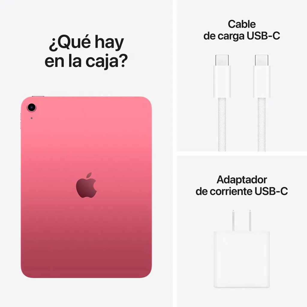 Apple iPad 2025 11" – Chip A16, 128GB, Wi-Fi, Pantalla Liquid Retina, Color Pink (Nuevo)