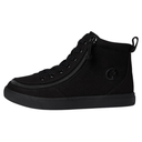 BILLY Footwear Toddler Harmon Sneakers - Black 12T: Zipper & Lace Up, Cushioned Insole, Non Marking Sole