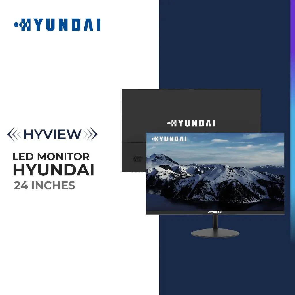 HY View, 24” Office Monitor, VA 1920x1080p, 60Hz, GTG 5ms