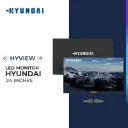 HY View, 24” Office Monitor, VA 1920x1080p, 60Hz, GTG 5ms