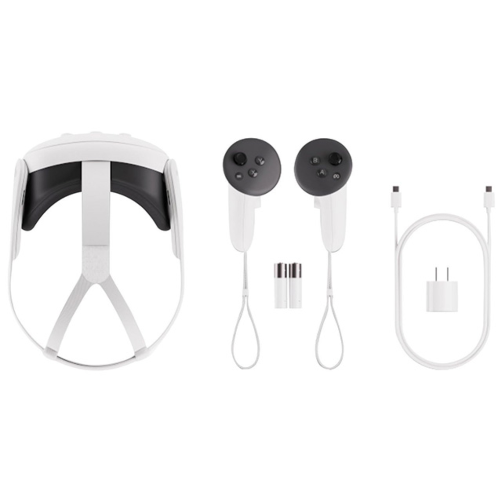 Meta Quest 3 – Visor VR/MR 512GB, Realidad Mixta de Última Generación, Pantallas 4K+, Qualcomm XR2 Gen 2, Controladores Touch Plus