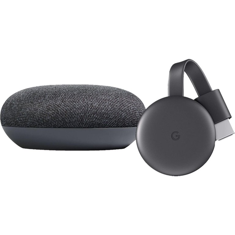 2018 Google Smart TV Kit 3rd Generation (Chromecast / Google Mini) BUNDLE Open Box