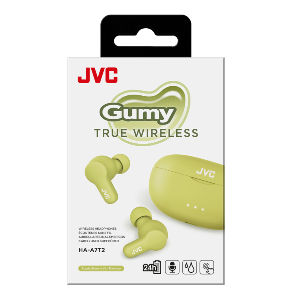 JVC Gumy True Wireless Audífonos Bluetooth Inalámbricos Verdes