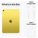 Apple iPad 11-inch: A16 chip, 11-inch Model, Liquid Retina Display, 128GB, Wi-Fi 6, 12MP Front/12MP Back Camera, Touch ID, All-Day Battery Life — Yellow