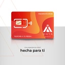 Maya Móvil Eco 2GB 30 Días SIM Prepago con Redes Sociales, Llamadas y SMS Ilimitados