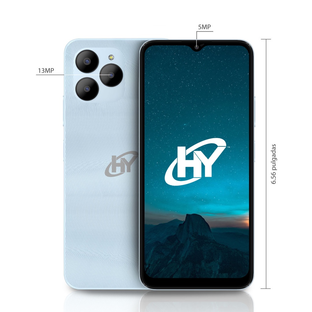 Smarphone HYLine Plus - Azul + SIMM Maya Móvil Eco 2GB por 30 días