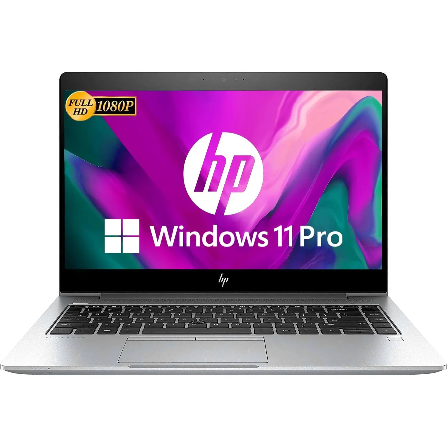 HP EliteBook 840 G6 – Intel Core i5-8365U, 16GB RAM, 256GB SSD, Pantalla 14" FHD, Windows 11 Pro, Pike Silver, Backlit Keyboard, Webcam, NFC, FPR (Grade A)