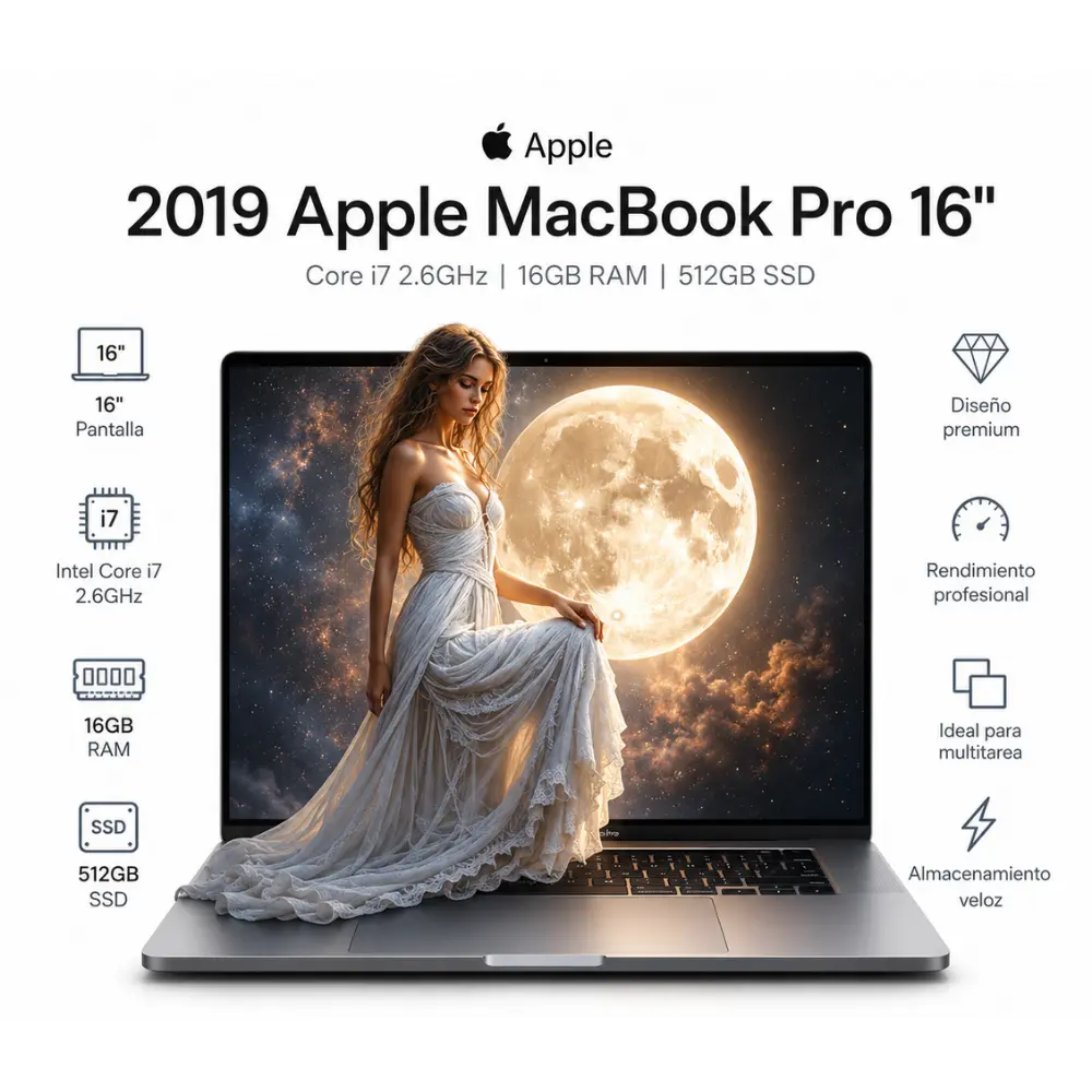2019 Apple MacBook Pro 16" Core i7 2.6GHz 16GB RAM 512GB SSD *GRADE B*