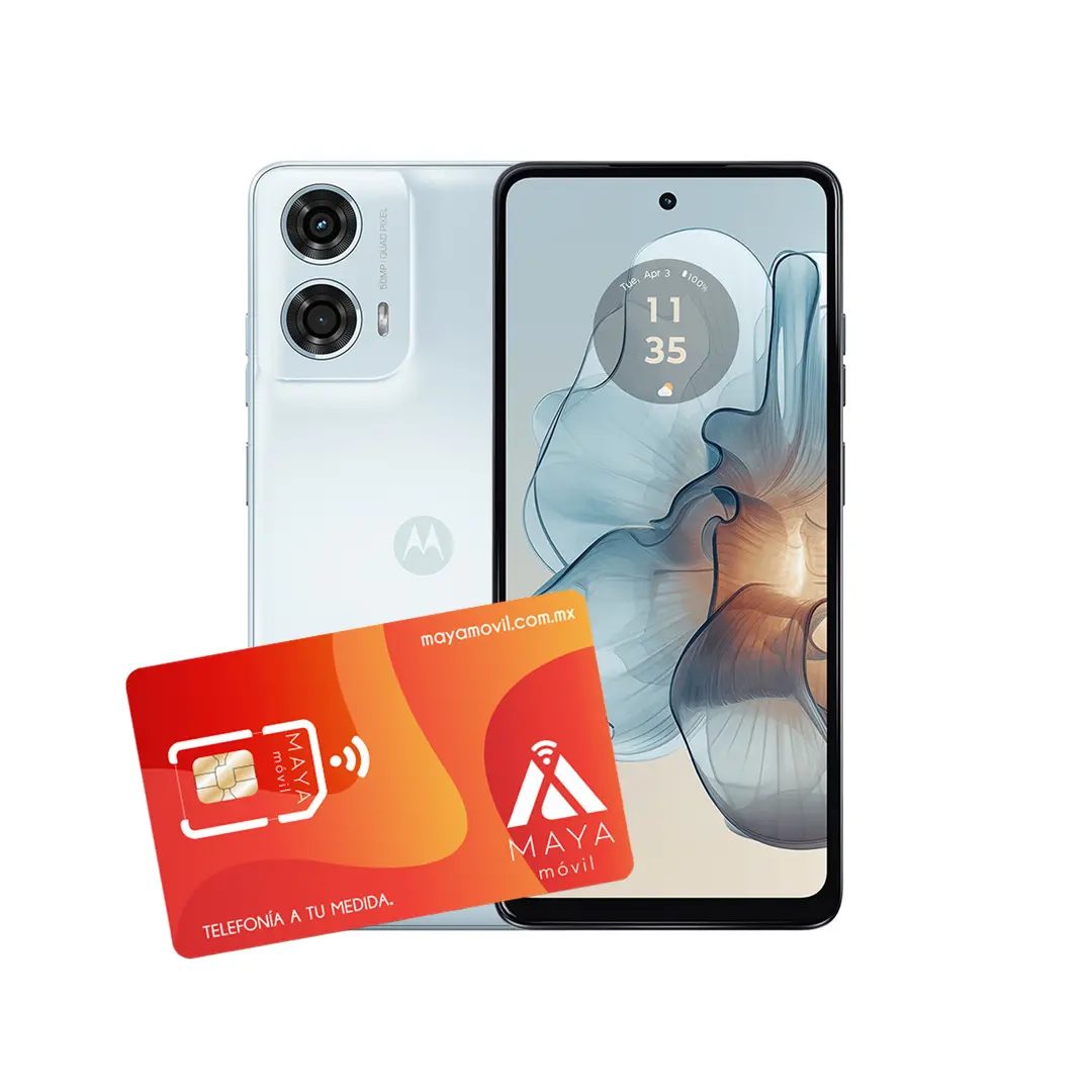[G24-AZUL-PLAN-PRE-30D/NEW] Motorola Moto G24 Power 256GB - Celeste Glaciar + SIM Maya Móvil Eco 2GB por 30 días