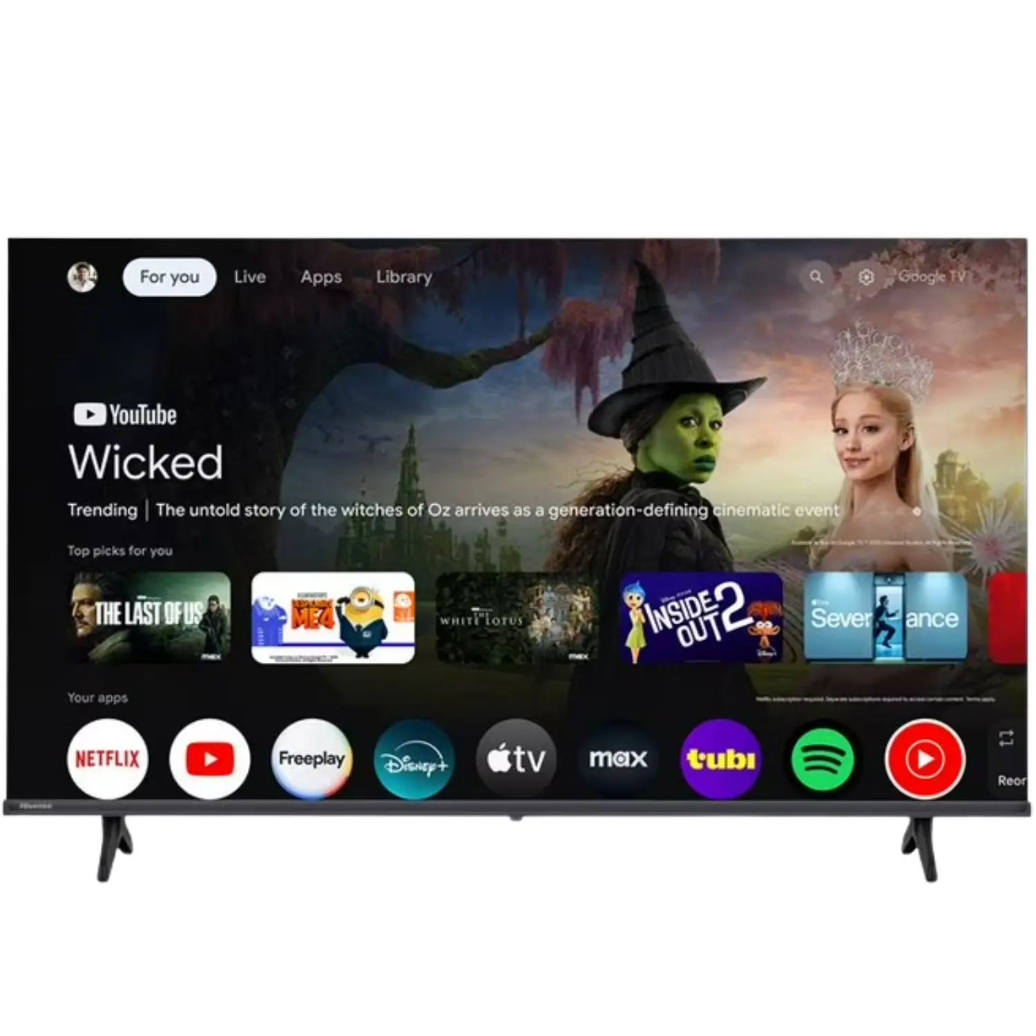 [32H40G/NEW] Hisense 32" Full HD Google TV Smart TV 32H40G HDR DTS Virtual:X Chromecast Integrado