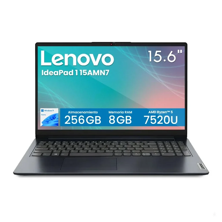 [82VG00TYUS/NEW] Lenovo 1 15AMN7 AMD Ryzen™ 5 7520U 256GB SSD 8GB 15.6" (1920x1080) TOUCHSCREEN WIN11 ABYSS BLUE